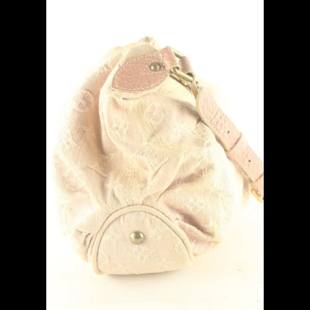 Louis Vuitton Pink Denim Monogram Slightly Messenger 3LK103K